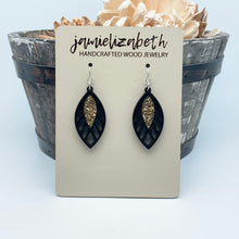 Load image into Gallery viewer, Black and Gold Masterpiece - Earrings
