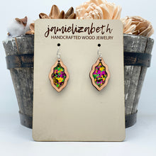 Load image into Gallery viewer, Mardi Gras Acrylic - Earrings
