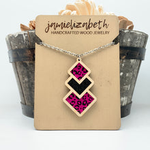 Load image into Gallery viewer, Wild About Pink Dropping Diamonds - (Black and Pink)    *Vault
