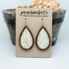 Load image into Gallery viewer, White Diamond Glitter - Earrings or Necklace
