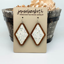 Load image into Gallery viewer, White Diamond Glitter - Earrings or Necklace
