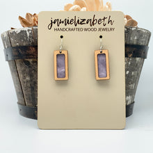 Load image into Gallery viewer, Purple Passion Acrylic Teardrops &amp; Bars - Earrings or Necklace
