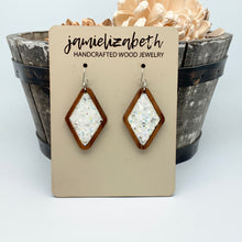 Load image into Gallery viewer, White Diamond Glitter - Earrings or Necklace
