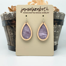 Load image into Gallery viewer, Purple Passion Acrylic Teardrops &amp; Bars - Earrings or Necklace
