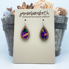 Load image into Gallery viewer, A Feather In Your Hat Teardrops and Marquise - Earrings
