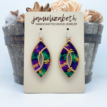 Load image into Gallery viewer, A Feather In Your Hat Teardrops and Marquise - Earrings
