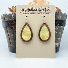 Load image into Gallery viewer, Lemon Drop Acrylic Teardrops, Bars &amp; Rainbows - Earrings or Necklace
