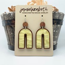 Load image into Gallery viewer, Lemon Drop Acrylic Teardrops, Bars &amp; Rainbows - Earrings or Necklace
