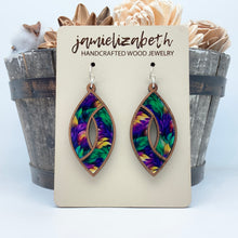 Load image into Gallery viewer, A Feather In Your Hat Teardrops and Marquise - Earrings
