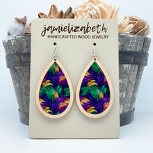 Load image into Gallery viewer, A Feather In Your Hat Teardrops and Marquise - Earrings
