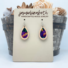 Load image into Gallery viewer, A Feather In Your Hat Teardrops and Marquise - Earrings
