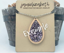 Load image into Gallery viewer, Purple Passion Acrylic Teardrops &amp; Bars - Earrings or Necklace
