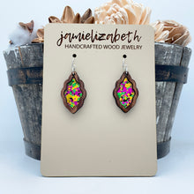 Load image into Gallery viewer, Mardi Gras Acrylic - Earrings
