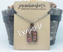 Load image into Gallery viewer, Purple Passion Acrylic Teardrops &amp; Bars - Earrings or Necklace
