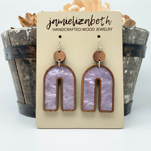 Load image into Gallery viewer, Purple Passion Acrylic Teardrops &amp; Bars - Earrings or Necklace
