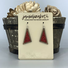 Load image into Gallery viewer, Red Shattered Glass Earrings or Necklace (Vault)
