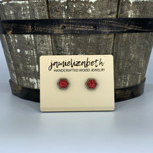 Load image into Gallery viewer, Red Shattered Glass Earrings or Necklace (Vault)
