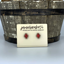 Load image into Gallery viewer, Red Shattered Glass Earrings or Necklace (Vault)
