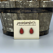 Load image into Gallery viewer, Red Shattered Glass Earrings or Necklace (Vault)
