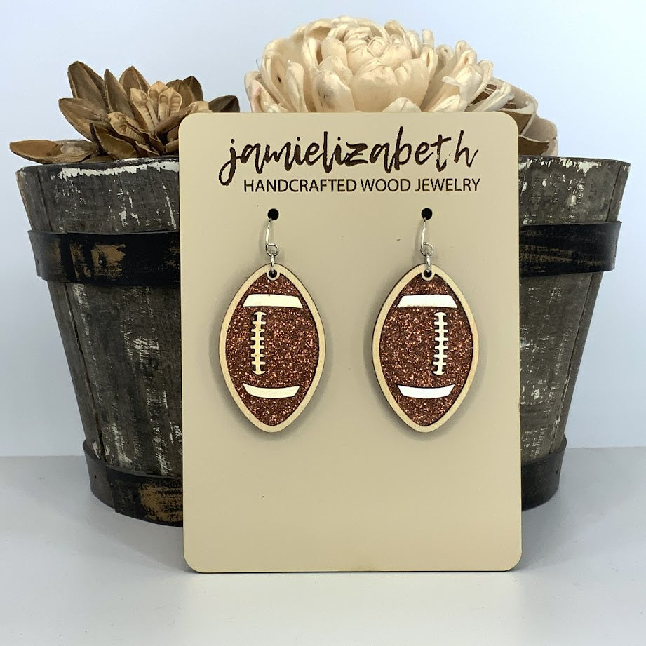 Football Earrings