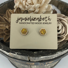 Load image into Gallery viewer, Gold Shattered Glass Earrings or Necklace (Vault)
