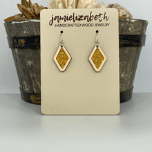 Load image into Gallery viewer, Gold Shattered Glass Earrings or Necklace (Vault)
