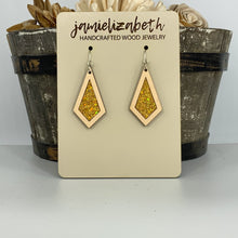 Load image into Gallery viewer, Gold Shattered Glass Earrings or Necklace (Vault)
