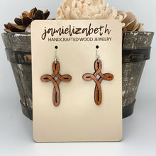 Load image into Gallery viewer, Infinity Cross - Earrings or Necklace
