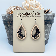 Load image into Gallery viewer, I Love My Weenie Dog Teardrop Earrings
