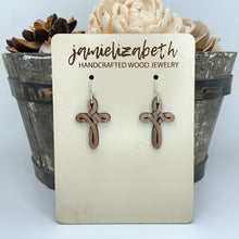 Load image into Gallery viewer, Infinity Cross - Earrings or Necklace
