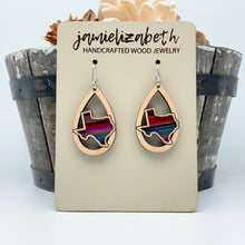 Load image into Gallery viewer, Texas Serape Acrylic/Wood -  Earrings and Studs *Vault
