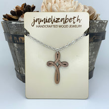 Load image into Gallery viewer, Infinity Cross - Earrings or Necklace
