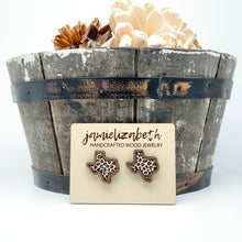 Load image into Gallery viewer, Texas Leopard Acrylic/Wood -  Earrings and Studs *Vault
