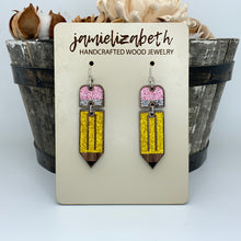 Load image into Gallery viewer, Teacher Pencil Earrings!
