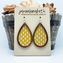 Load image into Gallery viewer, Softball Acrylic Teardrops - Earrings or Necklace
