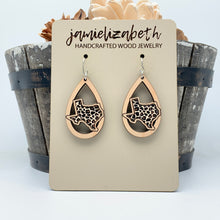 Load image into Gallery viewer, Texas Leopard Acrylic/Wood -  Earrings and Studs *Vault
