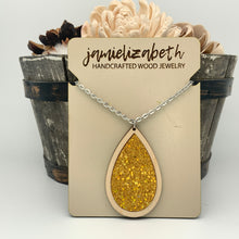 Load image into Gallery viewer, Gold Shattered Glass Earrings or Necklace (Vault)
