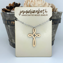 Load image into Gallery viewer, Infinity Cross - Earrings or Necklace
