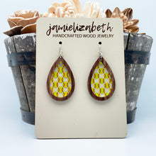 Load image into Gallery viewer, Softball Acrylic Teardrops - Earrings or Necklace
