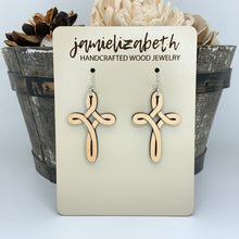 Load image into Gallery viewer, Infinity Cross - Earrings or Necklace
