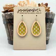 Load image into Gallery viewer, Softball Acrylic Teardrops - Earrings or Necklace
