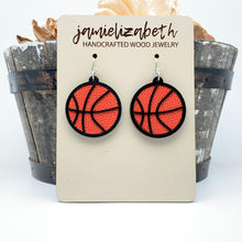 Load image into Gallery viewer, Basketball - Earrings or Necklace
