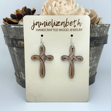 Load image into Gallery viewer, Infinity Cross - Earrings or Necklace
